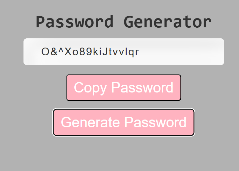 Password Generator - Utility tool